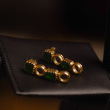 Gulika Green Onyx Earrings