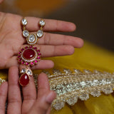 Rajya Ruby Necklace Set
