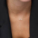 Double Heart Necklace