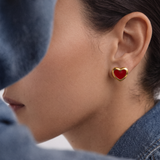 Sten heart Earrings
